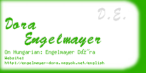 dora engelmayer business card